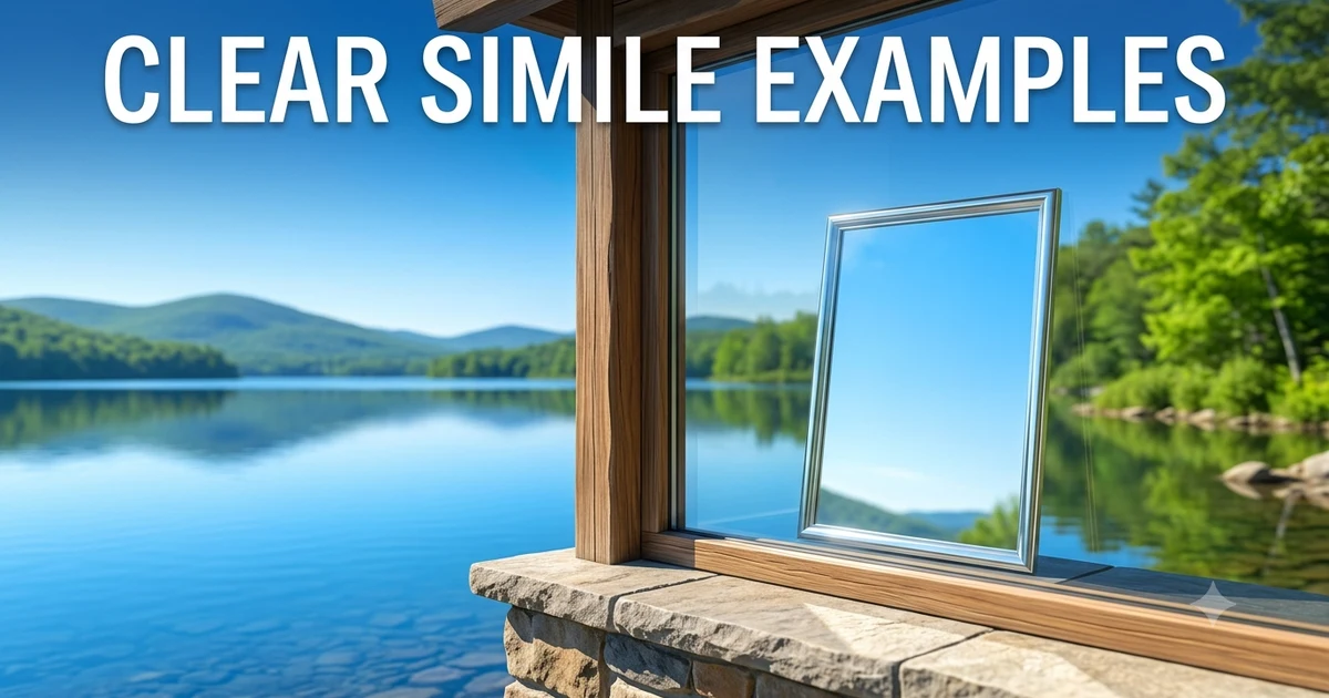 Clear simile examples explained with simple comparisons and writing tips.