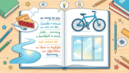 Easy simile examples showing creative comparisons in writing