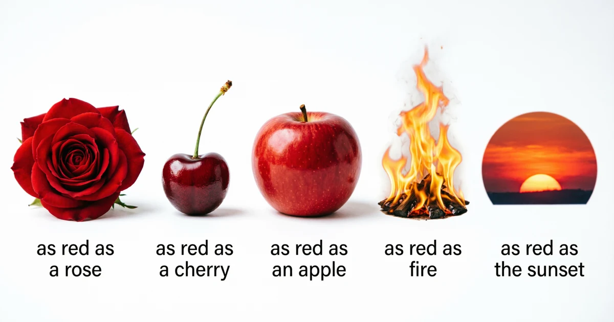 red simile