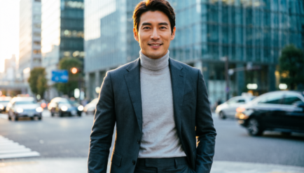 simile for handsome man
