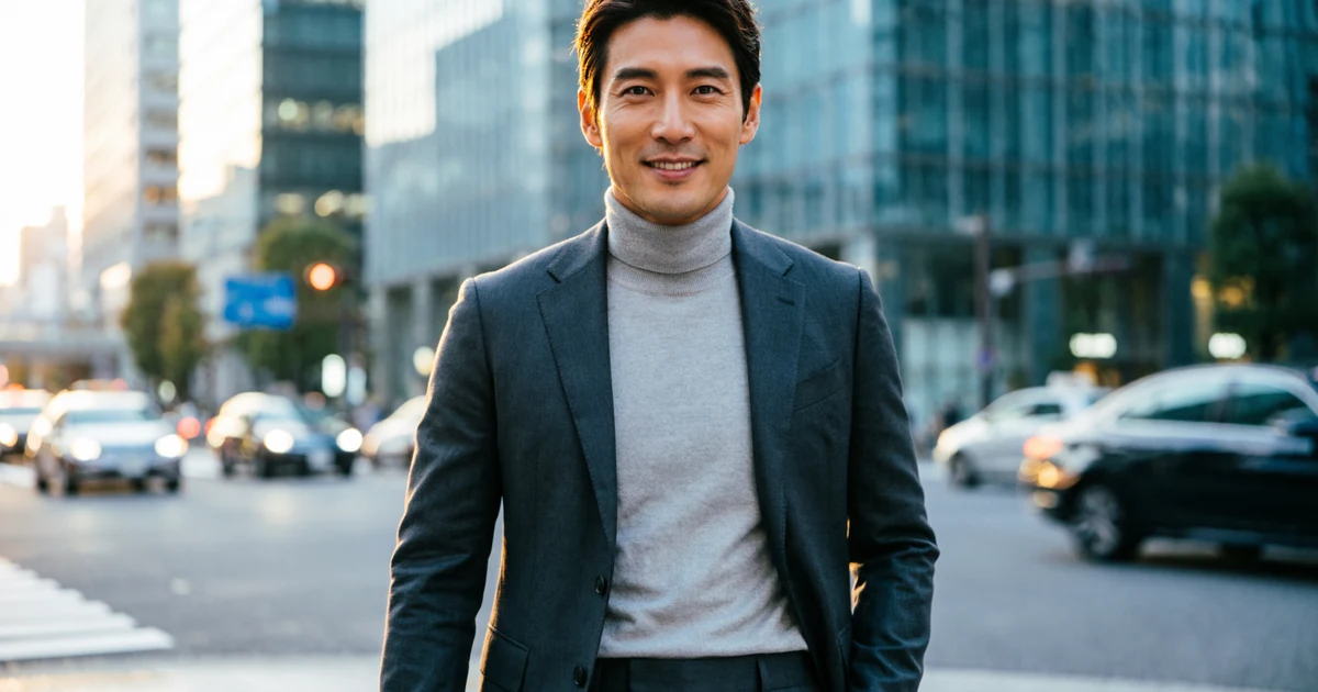 simile for handsome man