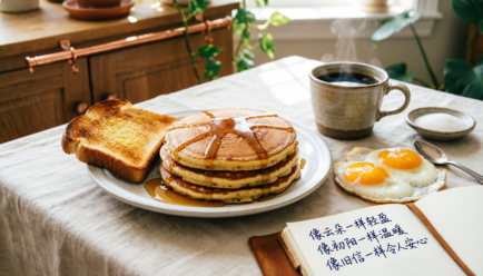simile for breakfast