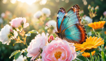 simile for butterfly
