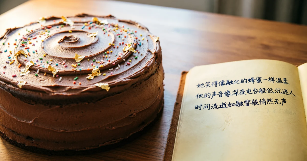 simile for cake
