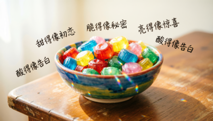 simile for candy