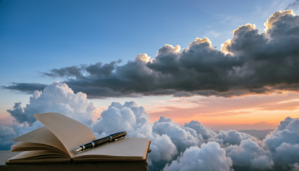 simile for cloud