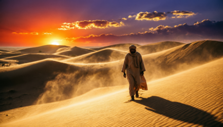 simile for desert