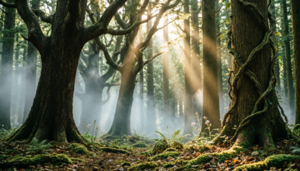 simile for forest