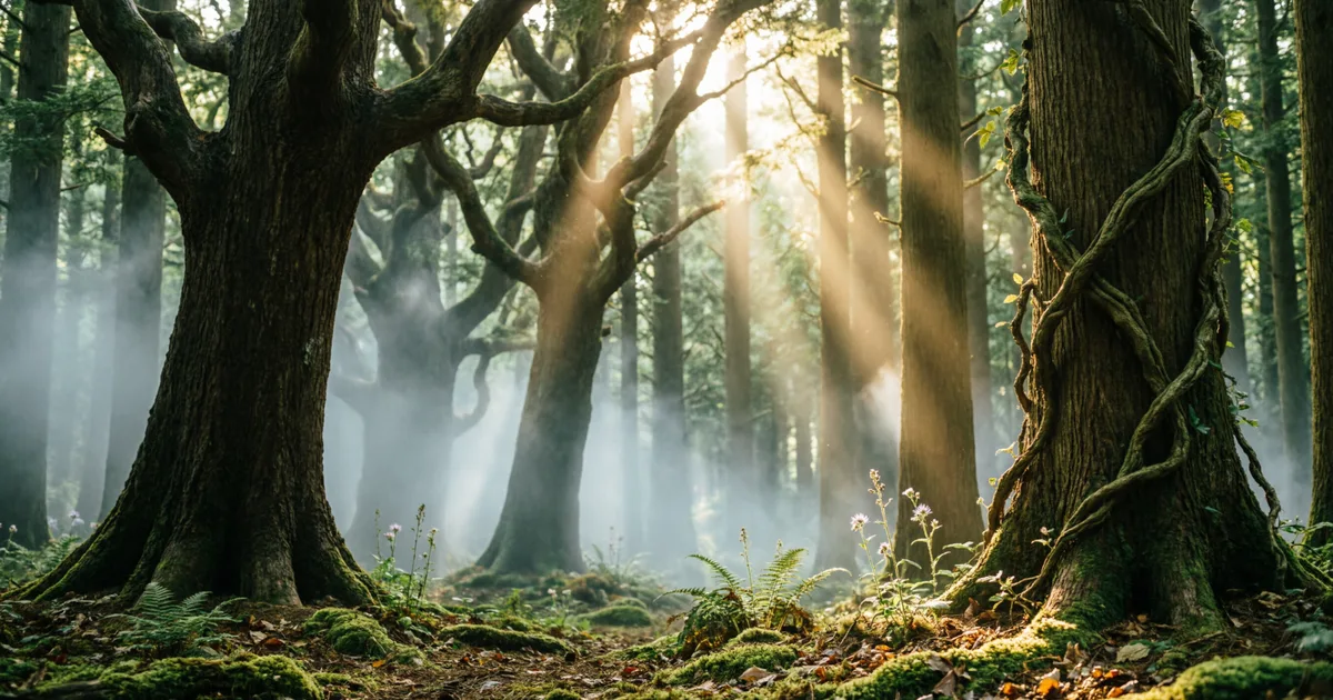 simile for forest