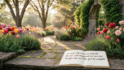 simile for garden