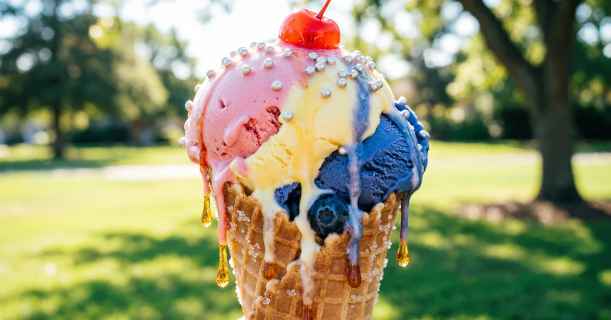 Ice cream simile writing example