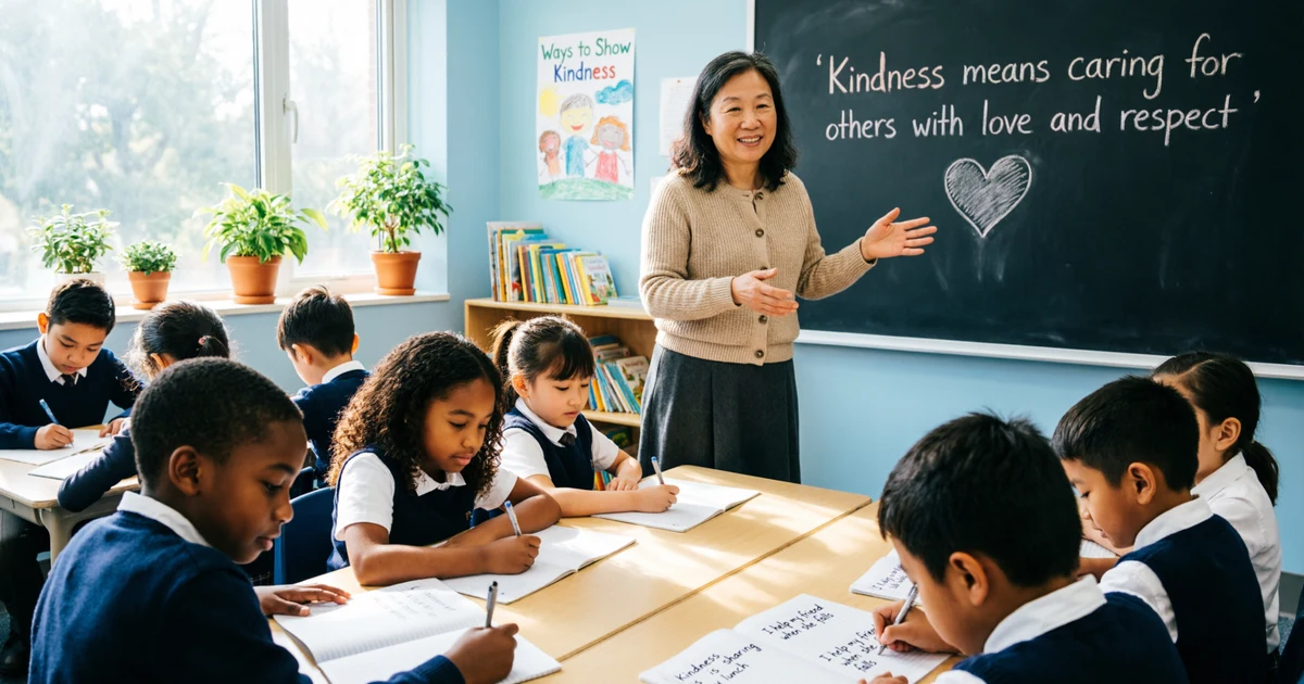 Warm kindness example