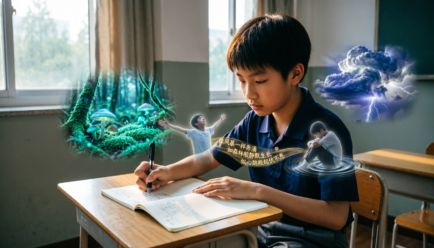 descriptive writing classroom scene