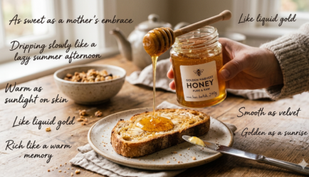 simile for honey