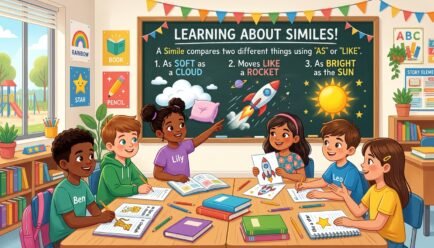 Simile for Grade 4 with easy examples and fun writing activities