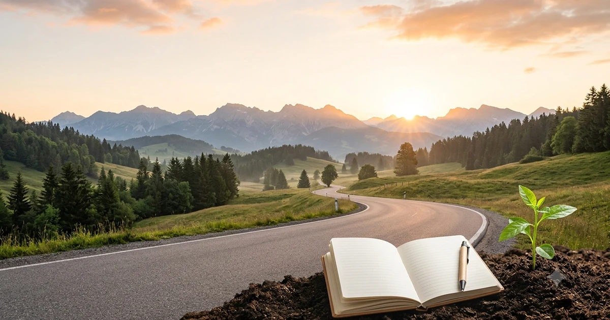 Creative similes for beginning with examples of fresh starts, new journeys, growth, and hope