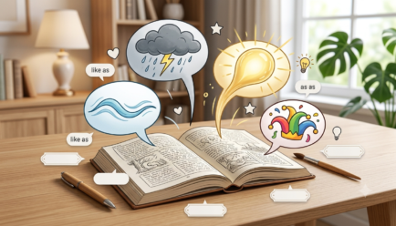 Creative examples of similes for dialogue showing different voices, emotions, and conversation styles