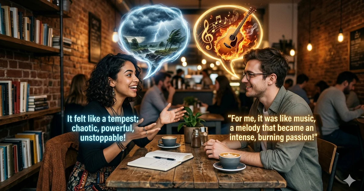 simile for dialogue