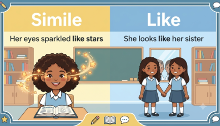 Simile vs like explained with easy examples and clear comparison rules