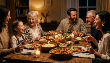 simile for dinner