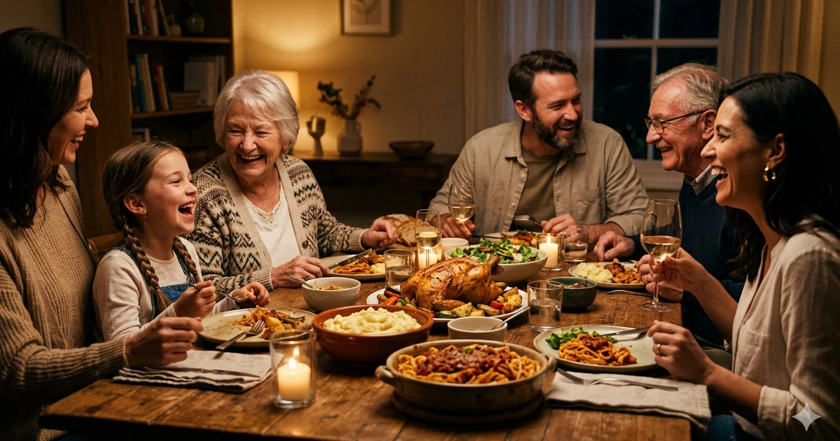 simile for dinner