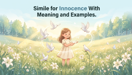 Simile for innocence examples with meanings and sentence examples