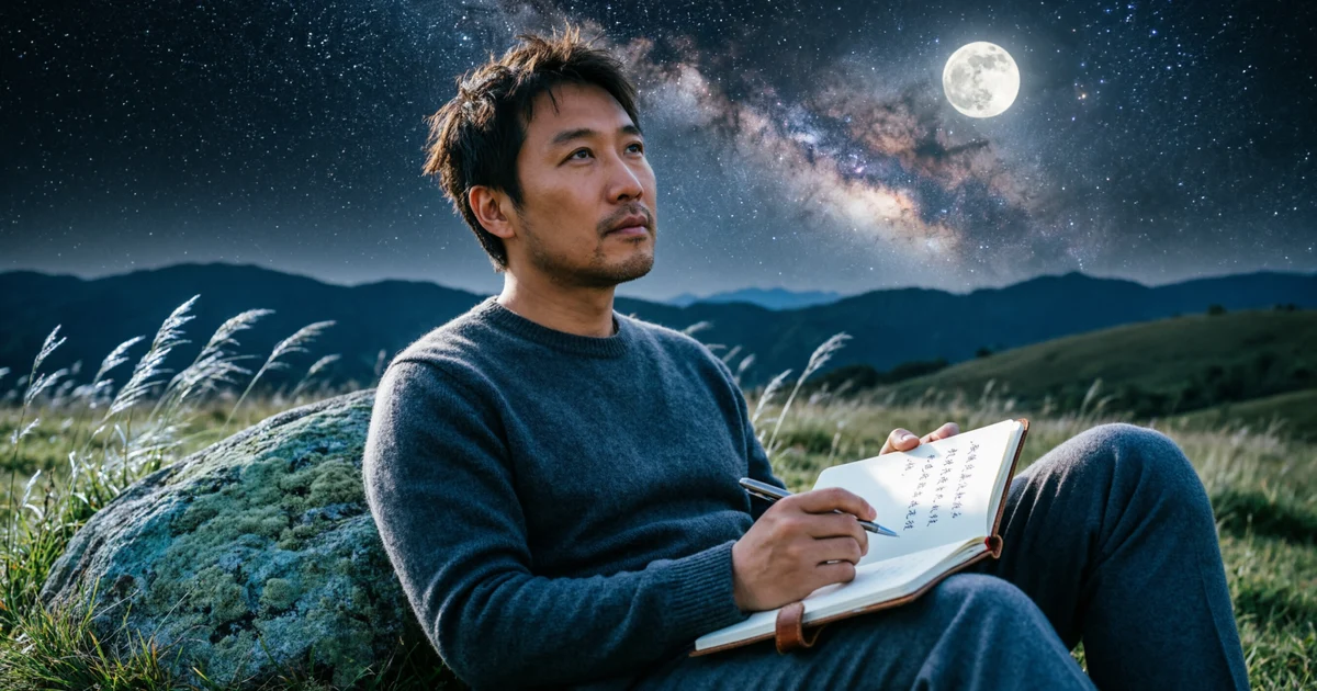Night sky filled with shining stars used to explain stars simile in creative writing