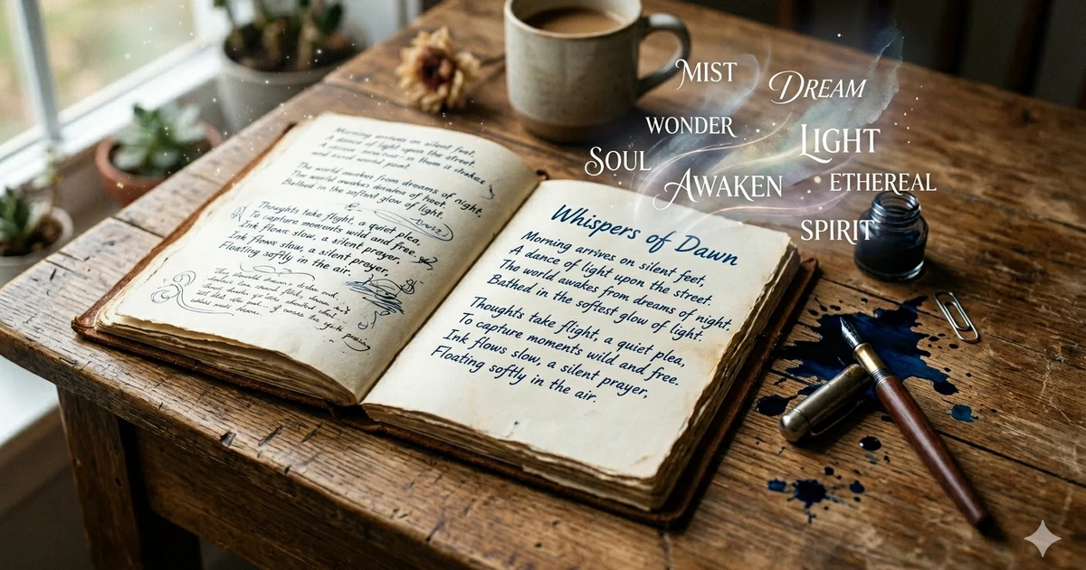 Creative poem opening simile